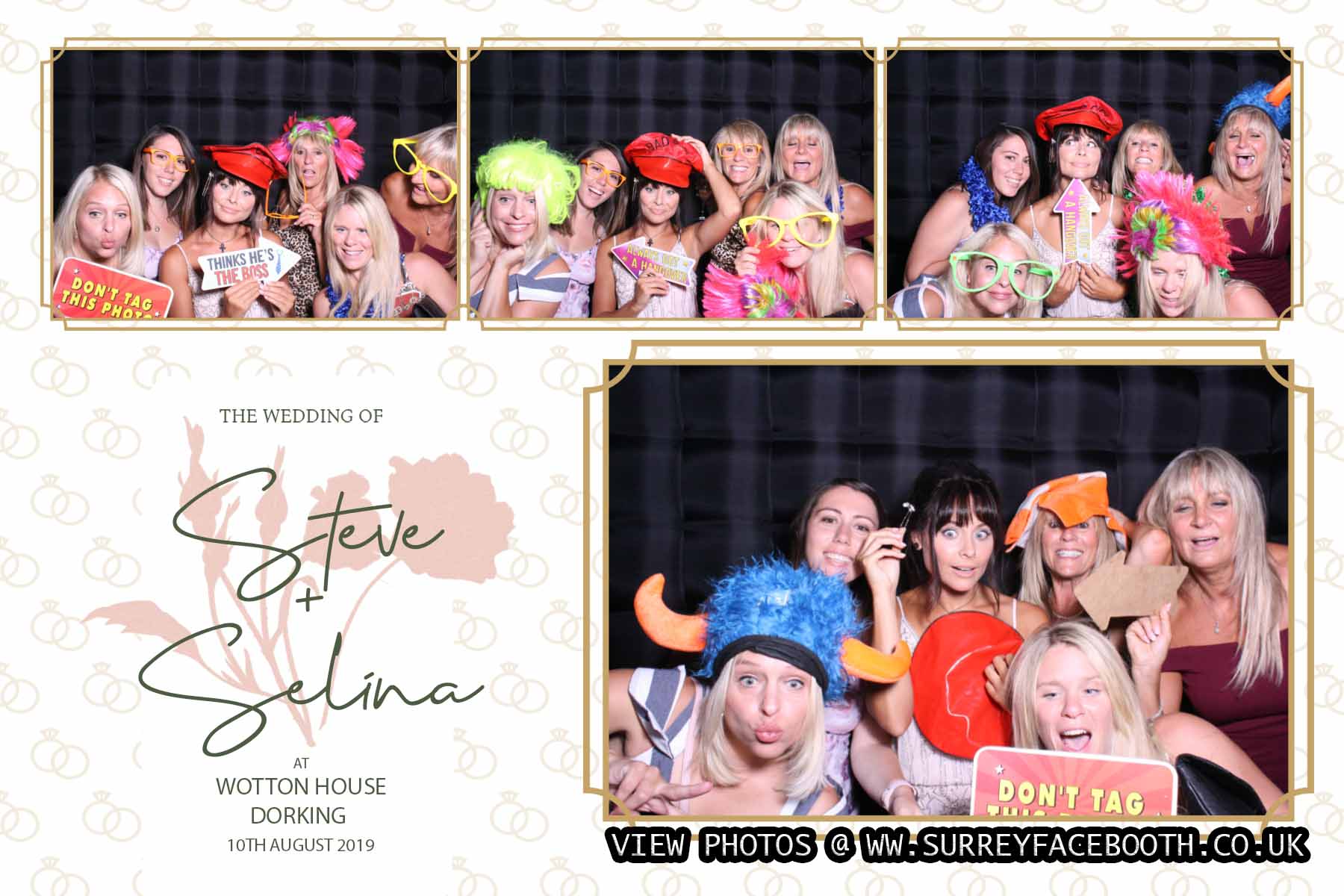 Selina and Steve's Wedding | View more photos from the event at galleries.surreyfacebooth.co.uk/u/Surrey-FaceBooth/Selina-and-Steves-Wedding